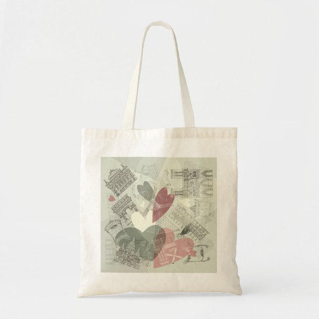 Bolsa Tote Saco de Paris (Frente)