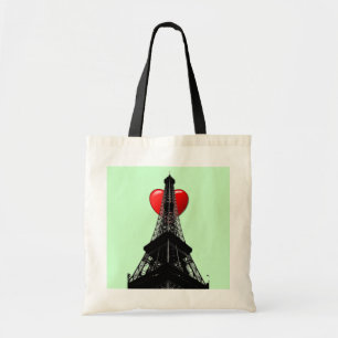 Bolsa Tote Saco de Paris do amor