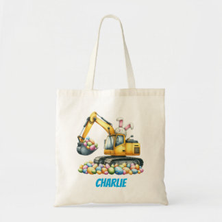 Bolsa Tote Saco de Páscoa para Crianças – Caminhão de Constru