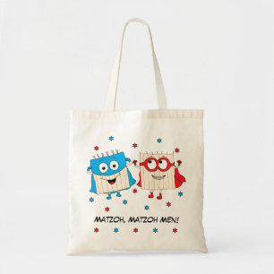 Bolsa Tote Saco de Passagem "Matzoh, Matzoh Men!"