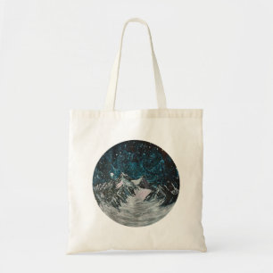 Bolsa Tote Saco de pintura de montanha
