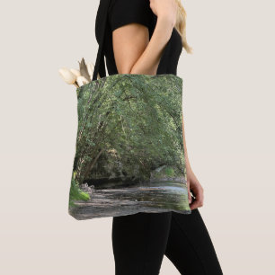 Bolsa Tote Saco de Pond sob as Árvores