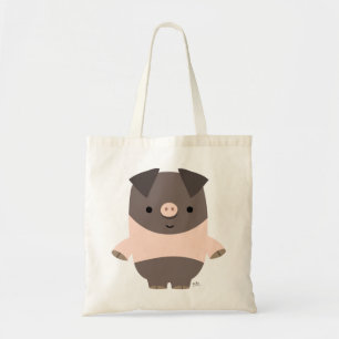 Bolsa Tote Saco de porco de desenho agudo forte
