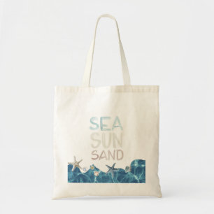 Bolsa Tote Saco de Praia Verão Areia Sol Mar