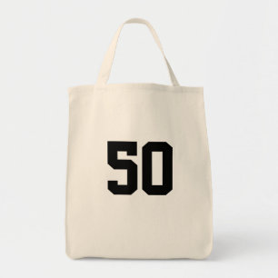 Bolsa Tote Saco de Presente de 50º Aniversário