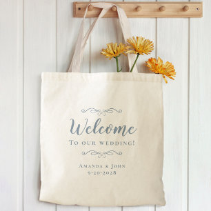 Bolsa Tote Saco de Presente de Boas-Vindas para Convidados da