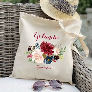 Bolsa Tote Saco de presente de casamento personalizado em Bor