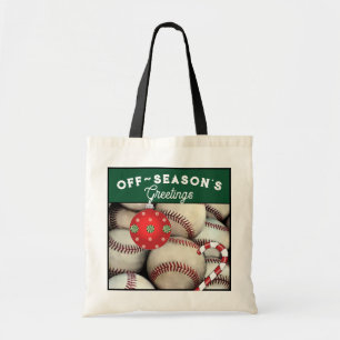 Bolsa Tote Saco de presente de Natal de beisebol