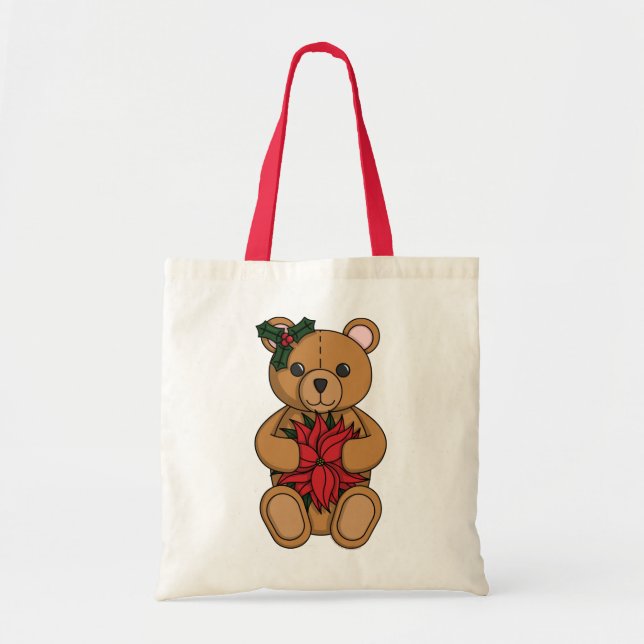 Bolsa Tote Saco de Presente do Teddy (Frente)