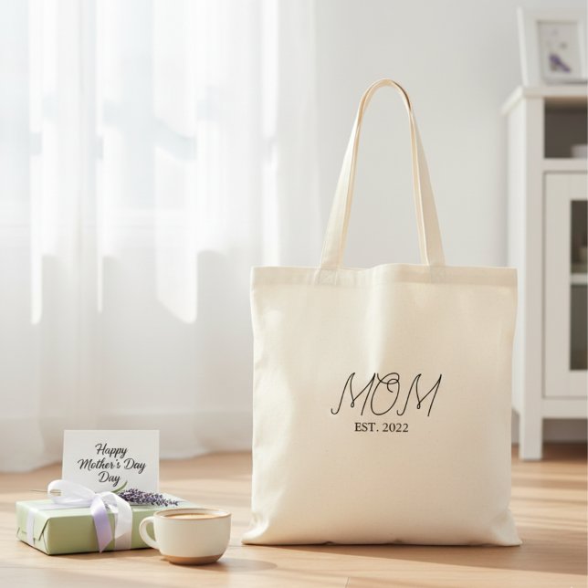 Bolsa Tote Saco de Presente para Mãe Recém-Constituída (Criador carregado)