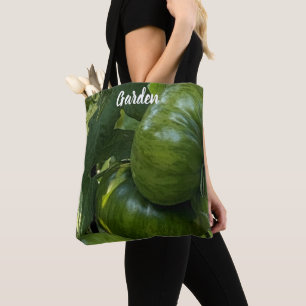 BOLSA TOTE SACO DE PRESSÃO GRANDE VEGETAL DE TOMATE VERDE