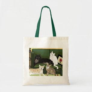 Bolsa Tote Saco de quatro pouco leões de montanha