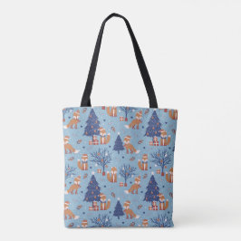 Bolsa Tote Saco De Raposa De Inverno Whimsic - Festivo Festiv