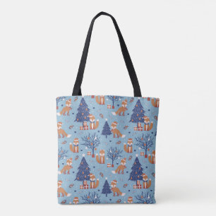 Bolsa Tote Saco De Raposa De Inverno Whimsic - Festivo Festiv