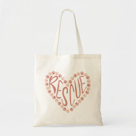 Bolsa Tote Saco de Resgate de Animais de Estimação Impressão