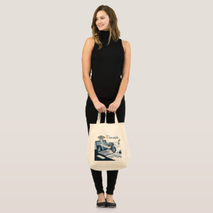 Bolsa Tote Saco de rota de escape digital nominal
