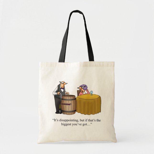 Bolsa Tote Saco de Sapo Humor Engraçado (Frente)