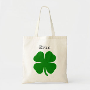 Bolsa Tote saco de shamrock personalizado