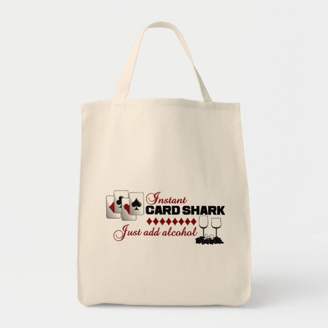 Bolsa Tote Saco de Shark de Placa Instantânea (Frente)