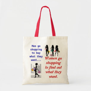 Bolsa Tote Saco de Shopaholic para ela