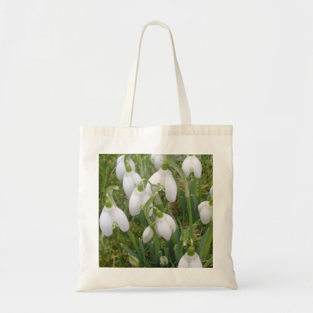 Bolsa Tote Saco de Snowdrops (Frente)
