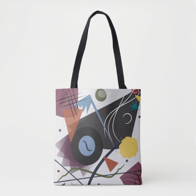 Bolsa Tote Saco de Sonho de Kandinsky - Expressão de Abstrato (Frente)