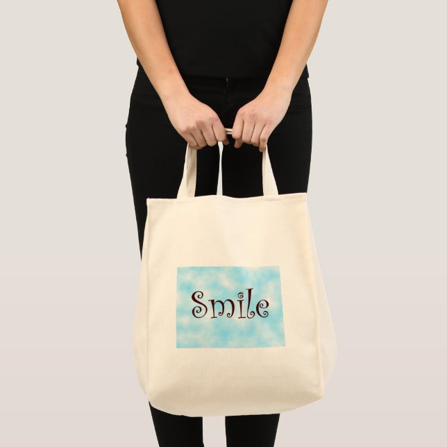 Bolsa Tote saco de sorriso (Frente (produto))
