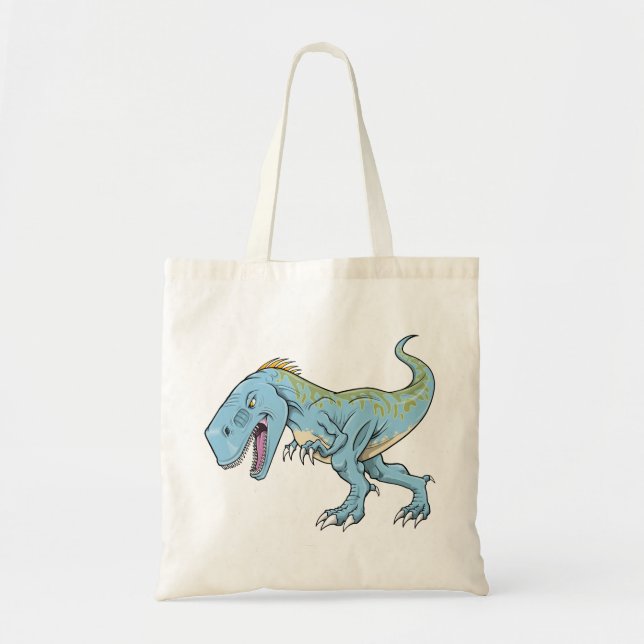 Bolsa Tote Saco de T-Rex do dinossauro do tiranossauro (Frente)