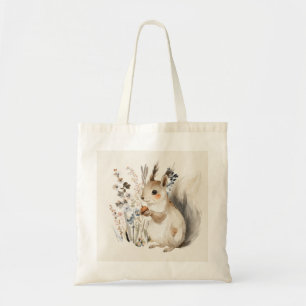 Bolsa Tote Saco de Tesouros Personalizado de Esquilo