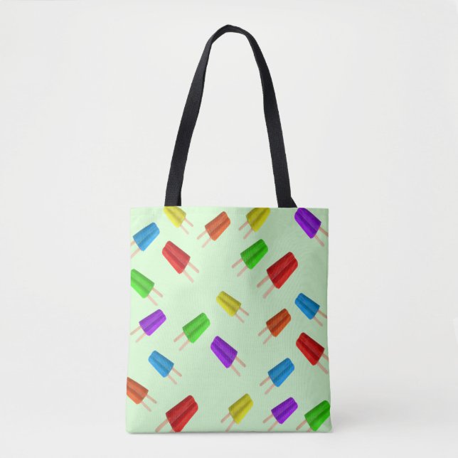 Bolsa Tote Saco de Textura de Pop de gelo (Frente)