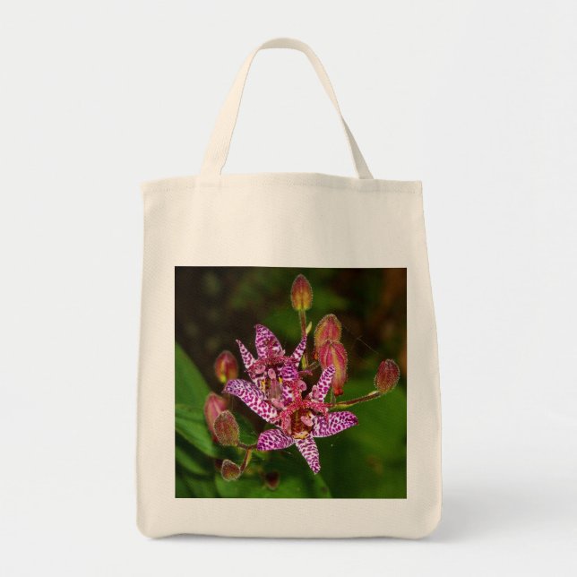Bolsa Tote Saco de Toad Lily de Verão (Frente)