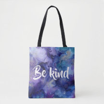 Saco de Toalha de Aquarela Roxa