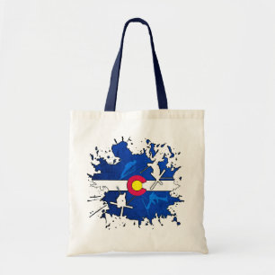 Bolsa Tote Saco de toalha de esqui da bandeira do Colorado