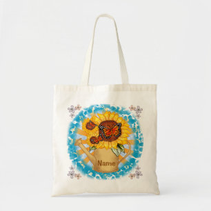 Bolsa Tote Saco de toalha de girassol