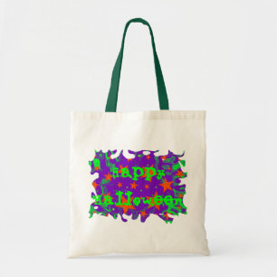 Bolsa Tote Saco de toalha de grunge 'Happy Halloween'