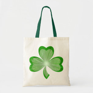 Bolsa Tote Saco de toalha de orçamento de Shamrock