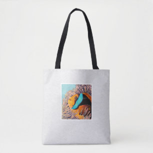 Bolsa Tote Saco de Toalha de Peixe Anêmona do Mar
