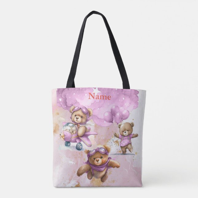 Bolsa Tote Saco de toalha de urso (Verso)