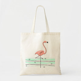 Bolsa Tote Saco de toalha Flamingo Ocean