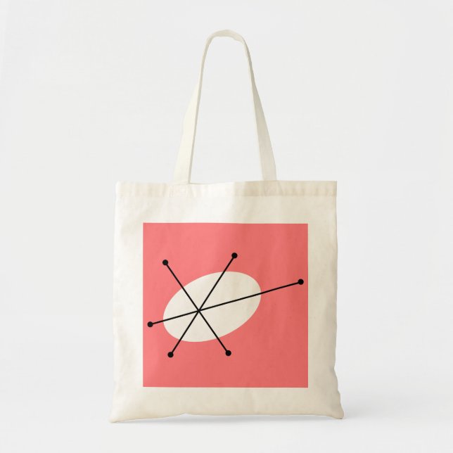 Bolsa Tote Saco de toalha rosa (Frente)