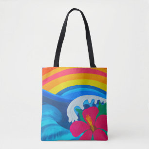 Bolsa Tote Saco de toalha tropical