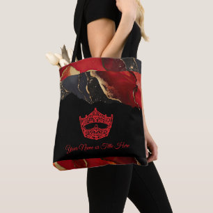 Bolsa Tote Saco de Toalhas de Mármore de Tinta Americana
