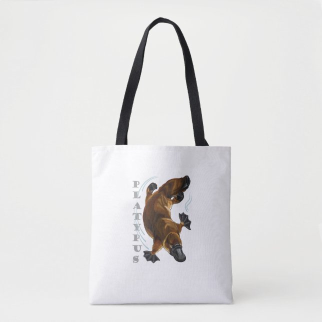 Bolsa Tote saco de toalhas de platypus (Frente)