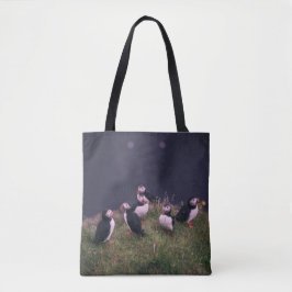 Bolsa Tote Saco de Toalhas de Puffins Atlânticos