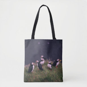 Bolsa Tote Saco de Toalhas de Puffins Atlânticos
