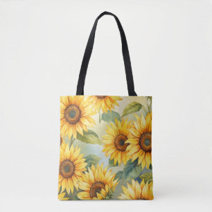 Bolsa Tote Saco de Toia de Girassol e Glassol