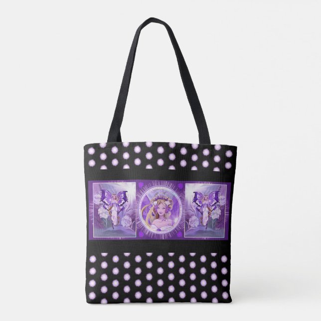 Bolsa Tote Saco de Toia de Leite Solar Roxo (Verso)