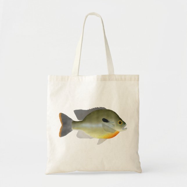 Bolsa Tote Saco de Toia de Peixe-Sol Vermelho (Frente)
