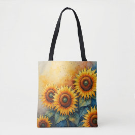 Bolsa Tote Saco de Toia do Flor de Girassol