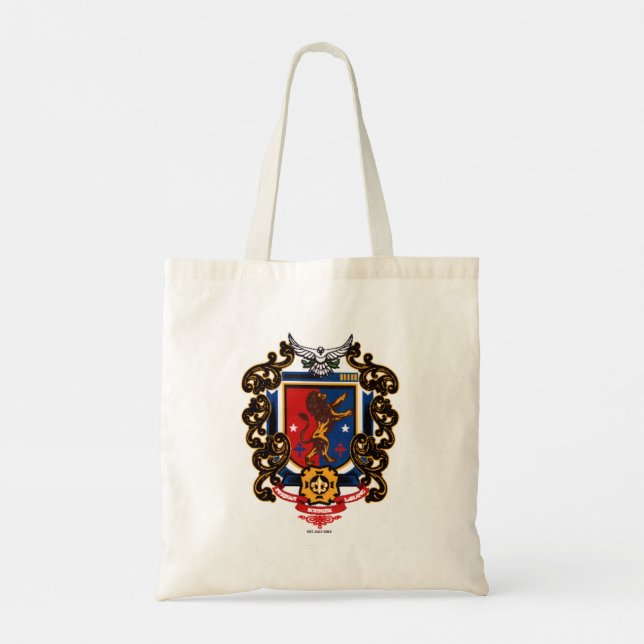 Bolsa Tote Saco de Toia do PSL Family Crest (Verso)